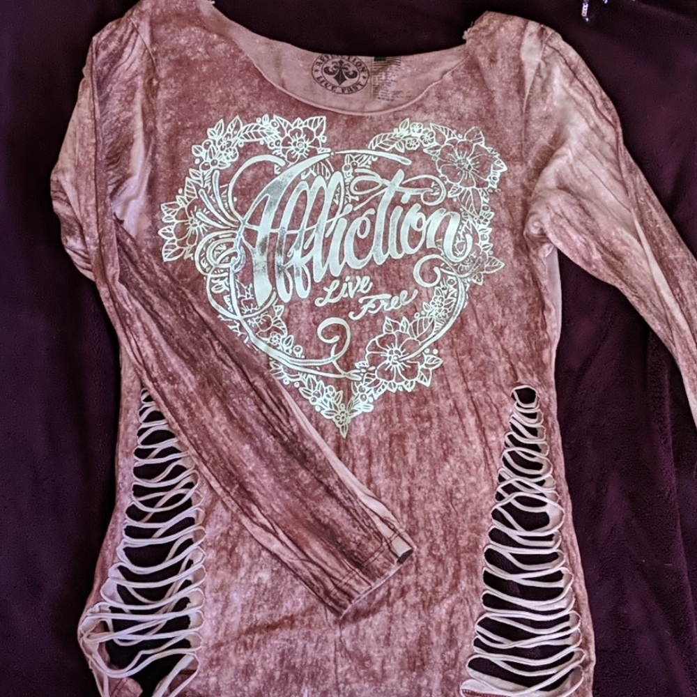 Affliction long sleeve shirt